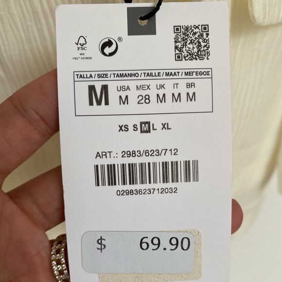 Zara | NWT double breasted oversize blazer - Picture 7 of 8